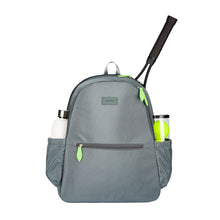 Load image into Gallery viewer, Ame &amp; Lulu Courtside Charc Lime Tennis Backpack - Charcoal/Lime
 - 1