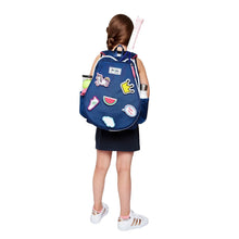 Load image into Gallery viewer, Ame &amp; Lulu Lil Patc Navy Pink Girl Tennis Backpack
 - 2
