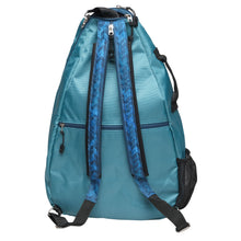 Load image into Gallery viewer, Glove It Teal Chevron Tennis Backpack
 - 3