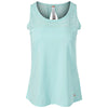 Cross Court Blue Abyss Crystal Waters Womens Racerback Tennis Tank Top