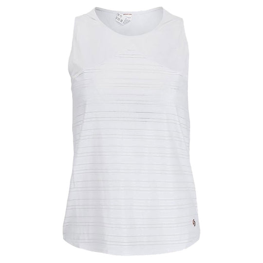 Cross Court Club Whites Crew Neck Womens Tennis Tank Top
