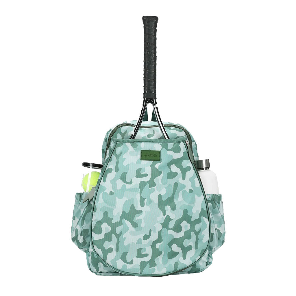 Ame & Lulu Game On Olive Camo Tennis Backpack - Olive Camo