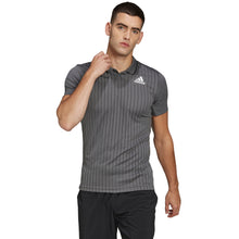 Load image into Gallery viewer, Adidas Melbourne FreeLift Mens Tennis Polo - GRY FIVE/WT 026/XXL
 - 4