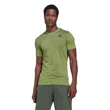 Load image into Gallery viewer, Adidas FreeLift Mens Tennis T-Shirt 1 - BEAM YELLOW 730/XXL
 - 5