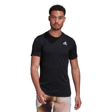 Load image into Gallery viewer, Adidas FreeLift Mens Tennis T-Shirt 1 - BLACK 001/XXL
 - 7