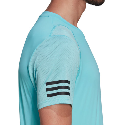 Adidas Club 3 Stripes Mens Tennis Shirt 1