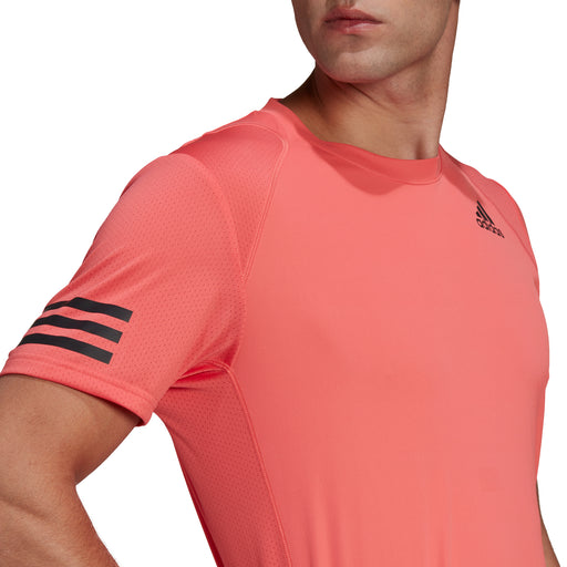 Adidas Club 3 Stripes Mens Tennis Shirt 1