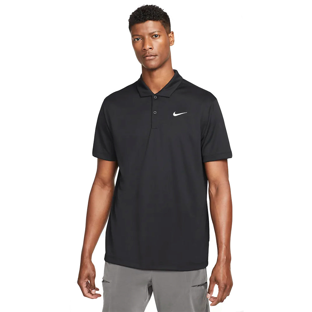 NikeCourt Dri-FIT Mens Tennis Polo - BLACK 010/XXL