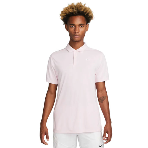 NikeCourt Dri-FIT Mens Tennis Polo - PINK FOAM 663/XL