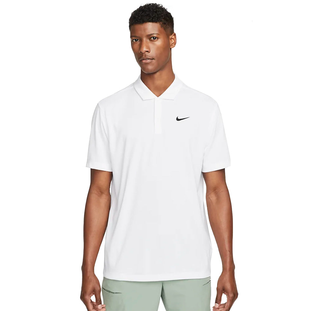 NikeCourt Dri-FIT Mens Tennis Polo - WHITE 100/XXL