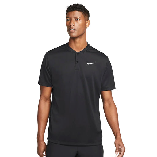 NikeCourt Dri-FIT Blade Mens Tennis Polo - BLACK 010/XXL