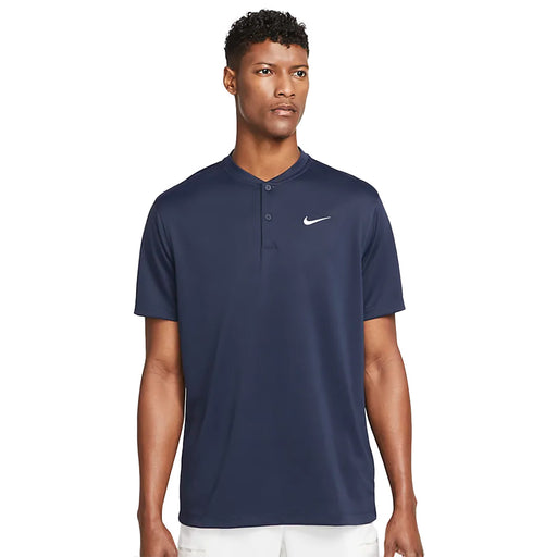 NikeCourt Dri-FIT Blade Mens Tennis Polo - OBSIDIAN 451/XXL