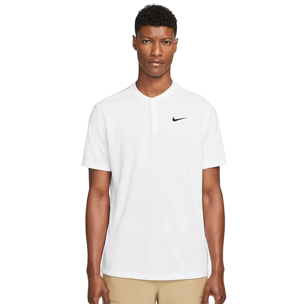 NikeCourt Dri-FIT Blade Mens Tennis Polo - WHITE 100/XXL