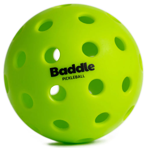 Baddle 40 Hole Outdoor Pickleball Balls 3 Pack - Green