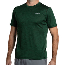 Load image into Gallery viewer, Baddle Moistue Wicking Mens Pickleball T-Shirt - Hthr Dk Grn Hgr/XXL
 - 1