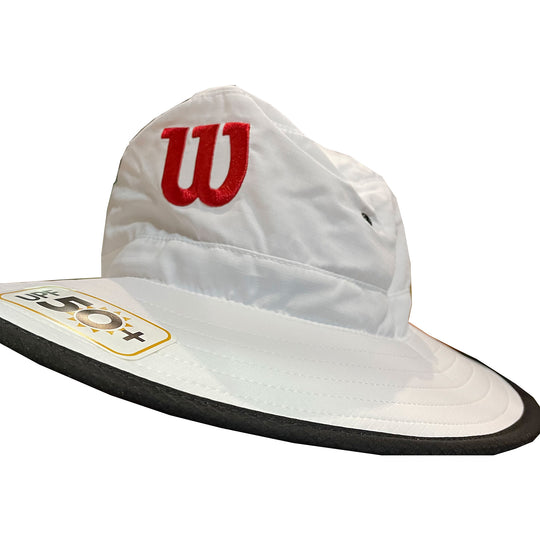 Wilson White Unisex Tennis Bucket Hat