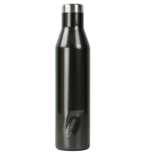 EcoVessel The Aspen 25oz Stain Steel Water Bottle - Grey Smoke Gs