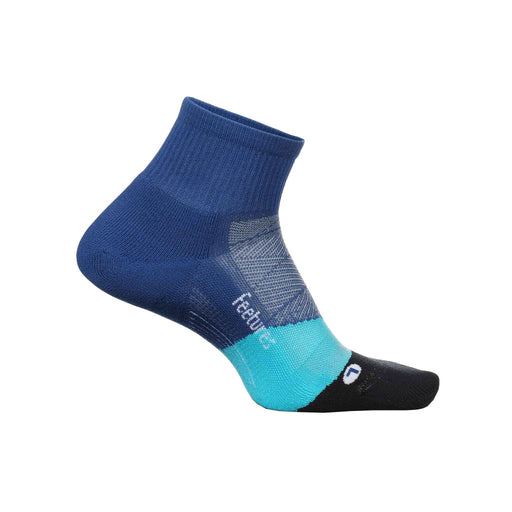 Feetures Elite Light Cushion Unisex Quarter Socks - OCEANIC 371/XL