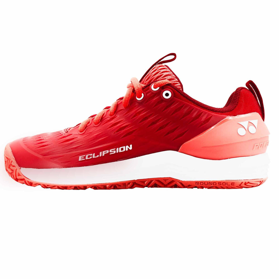 Yonex Eclipsion 3 Womens Tennis Shoes - 9.0/Red/White Rw/B Medium