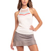 Lucky in Love Sahara White Womens Tennis Tank Top