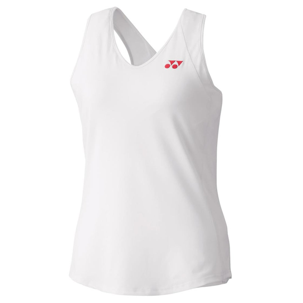 Yonex London Collection White Womens Tennis Tank - White W/L