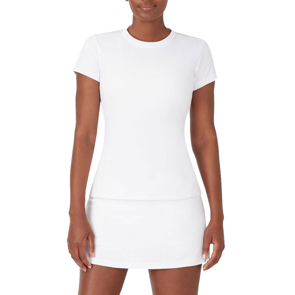 Fila Whiteline Womens Tennis Shirt - WHITE 100/XL