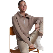 Load image into Gallery viewer, Varley Mentone Womens Half Zip Pullover - Light Taupe/L
 - 5