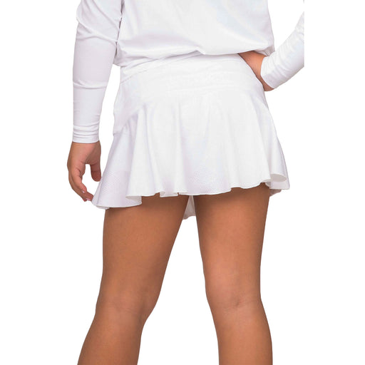 Sofibella White Racquet Net Girls Tennis Skirt