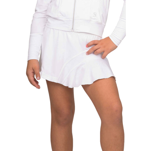 Sofibella White Racquet Net Girls Tennis Skirt