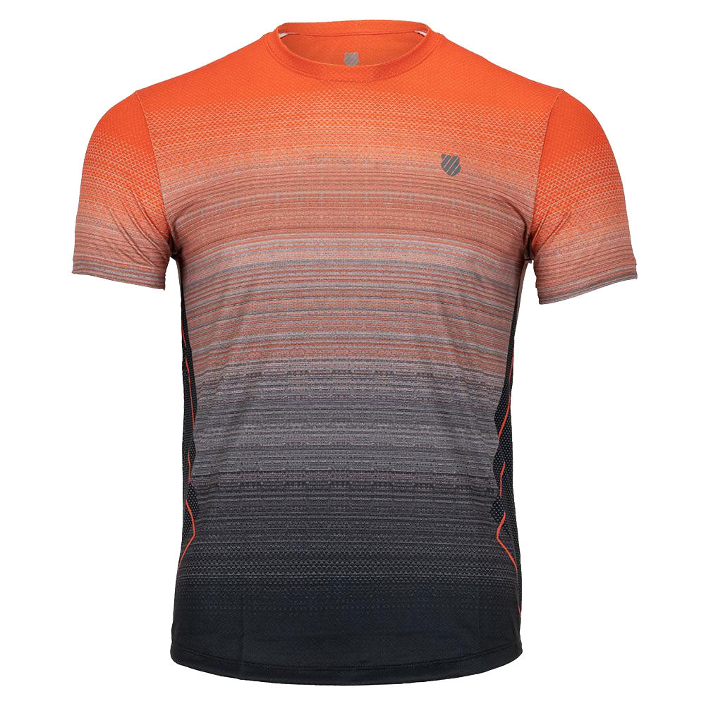 software formeel mout K-Swiss Surge Orange Men Short Sleeve Tennis Shirt – Pickleball-Paddles.com