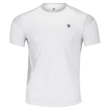 Load image into Gallery viewer, K-Swiss Surge White Mens Short Sleeve Tennis Shirt - WHITE 110/XL
 - 1