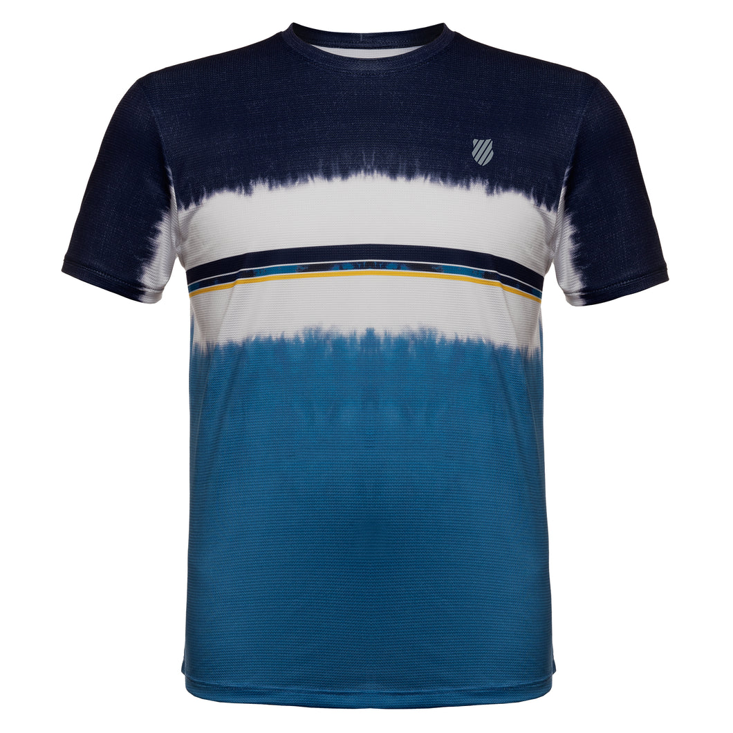K-Swiss Surge Blue Regatta Mens Tennis Shirt - REGATTA 480/XL