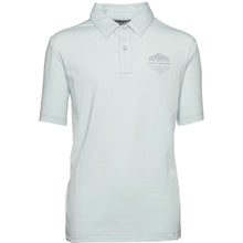 Load image into Gallery viewer, TravisMathew J Sun Rays Boys Polo - Hthr Neptun Grn/L
 - 1