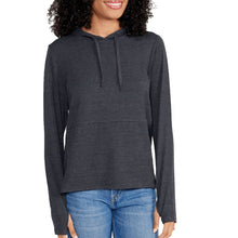 Load image into Gallery viewer, Free Fly Bamboo Flex Womens Hoodie - HTHR BLACK 305/L
 - 3