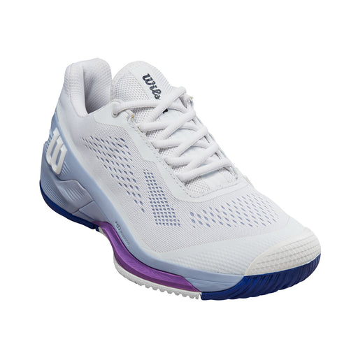 Wilson Rush Pro 4.0 Womens Tennis Shoes - White/Eventide/B Medium/11.0