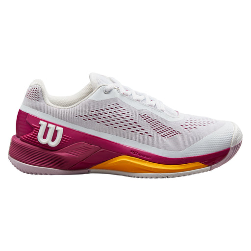 Wilson Rush Pro 4.0 Womens Tennis Shoes - Wt/Rouge/Saffrn/B Medium/11.0