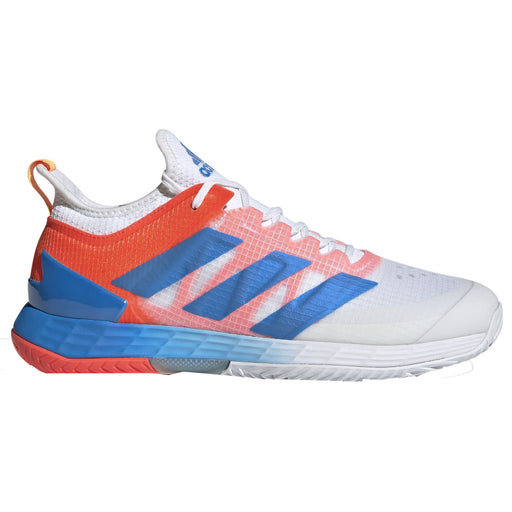 Adidas Adizero Ubersonic 4 Wh Bu Mens Tennis Shoes - WHT/BLU/RED 100/D Medium/14.0