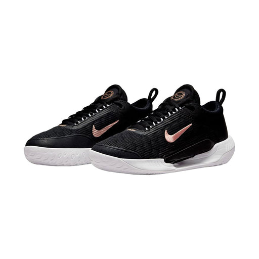 NikeCourt Zoom NXT Womens Tennis Shoes - BK/MTLC RED 091/B Medium/10.0