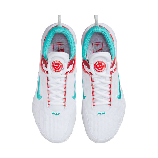 NikeCourt Zoom NXT Womens Tennis Shoes - WHITE/TEAL 136/B Medium/10.0