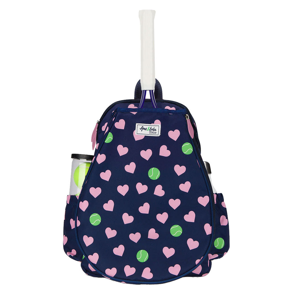 Ame & Lulu Little Love Hearts Tennis Backpack - Hearts