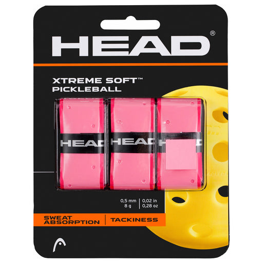 Head Xtreme Soft Pickleball Pink Overgrip - Pink