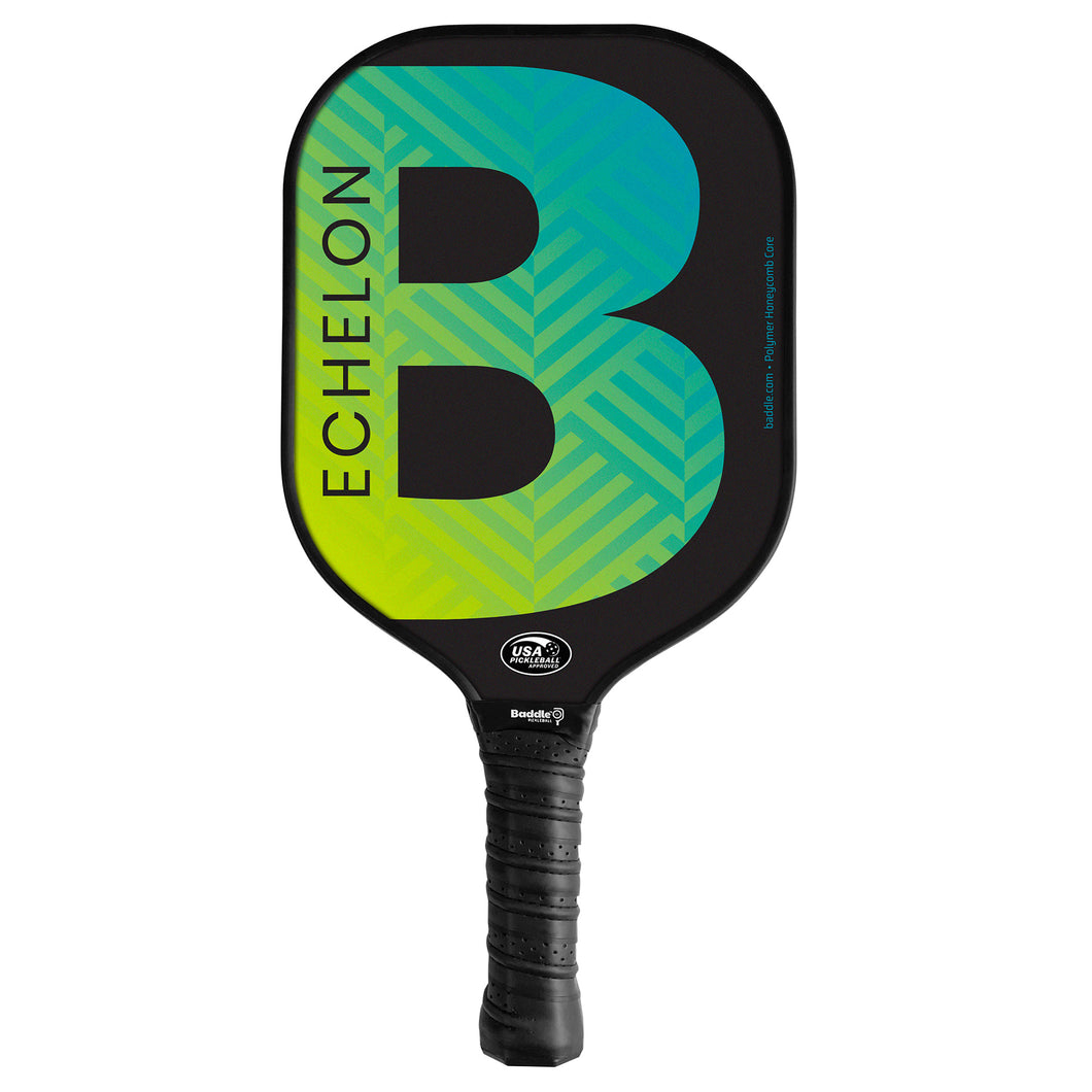 Baddle Echelon Green Midweight Pickleball Paddle - Ombre Green/4/7.7 OZ