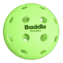 Load image into Gallery viewer, Baddle Glow in Dark Outdoor Pickleball Balls 3 PK - Green Glow
 - 1