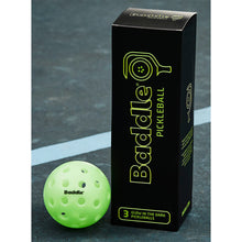 Load image into Gallery viewer, Baddle Glow in Dark Outdoor Pickleball Balls 3 PK
 - 2