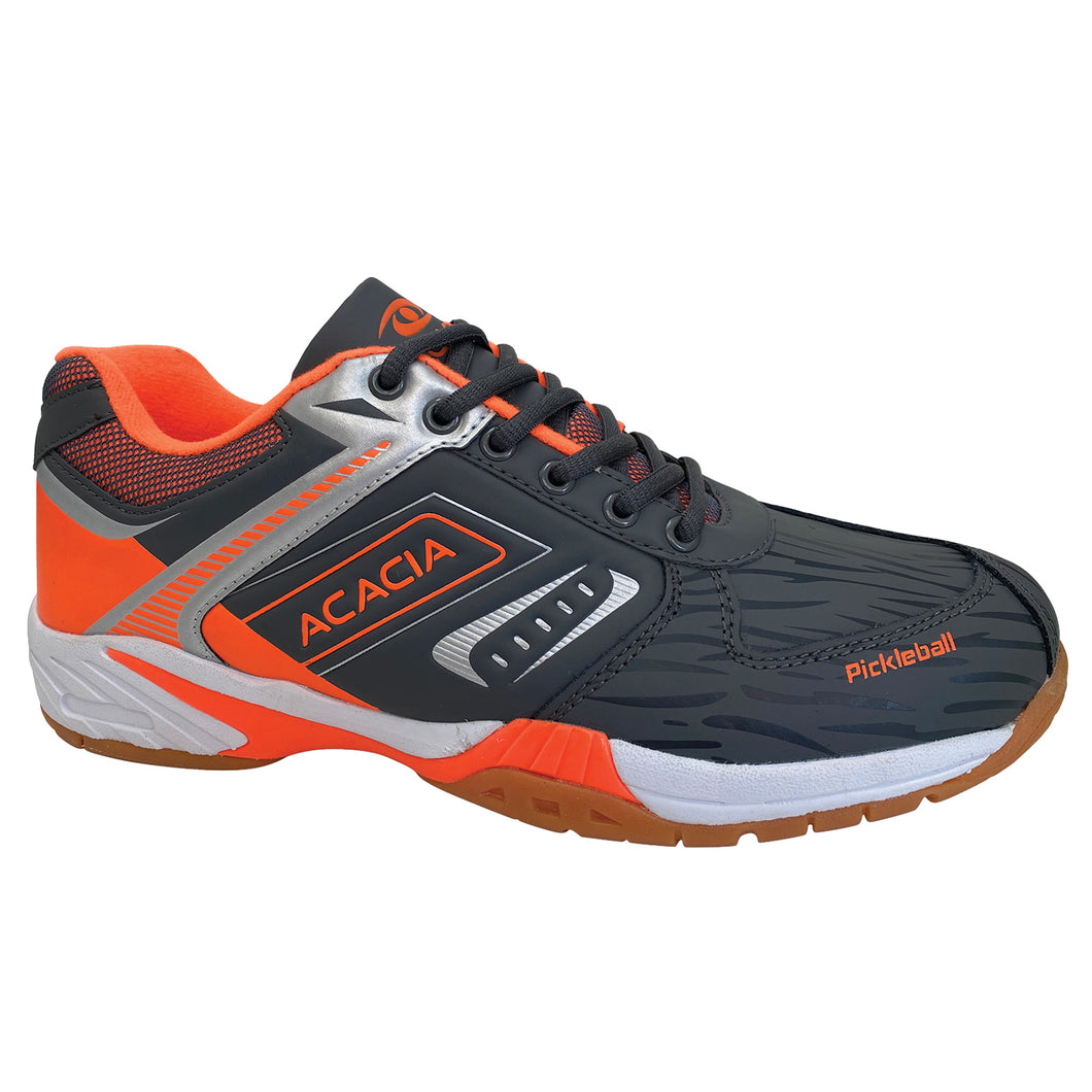 Acacia Hypershot II Mens Pickleball Shoes - Gray/Orange/13.0