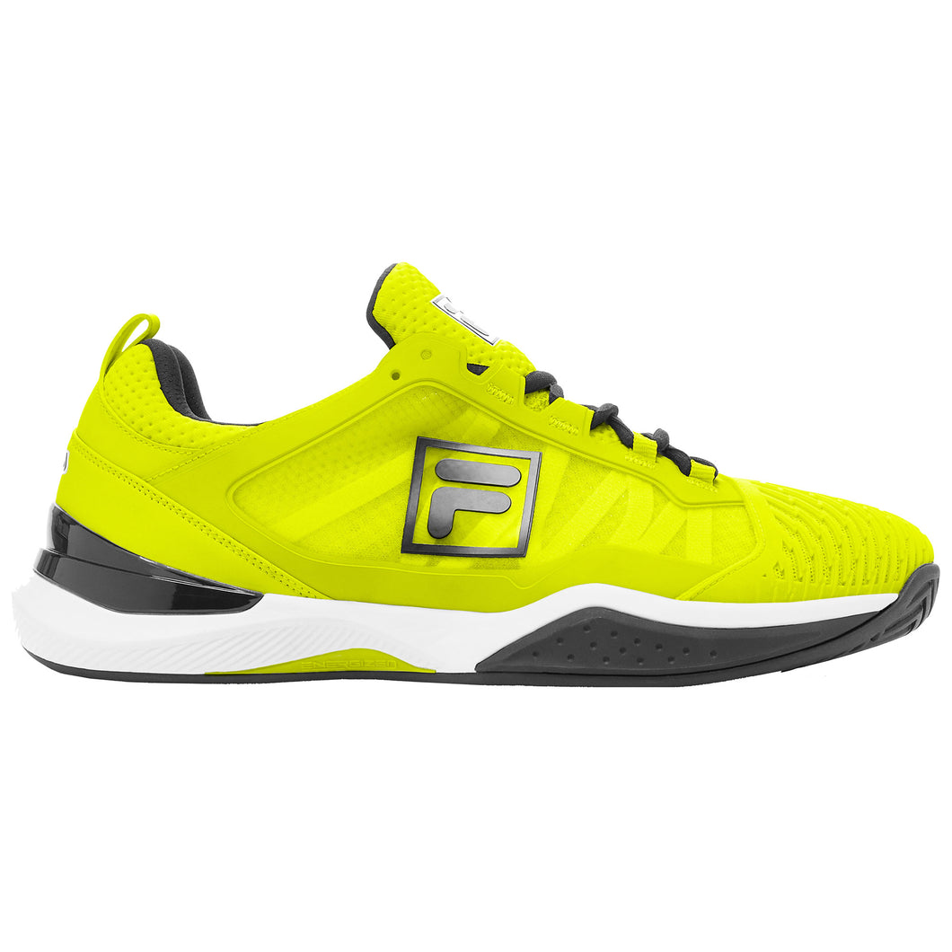 Fila Speedserve Energized Mens Tennis Shoes - SFTY/BK/WT 702/D Medium/13.0