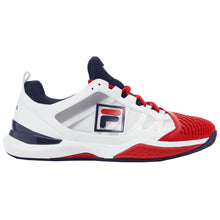 Load image into Gallery viewer, Fila Speedserve Energized Mens Tennis Shoes - WHT/RED/NVY 125/D Medium/13.0
 - 9