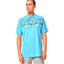 Load image into Gallery viewer, Oakley Azalea Stripe Mens Polo - AVIATR HTHR 6F1/XL
 - 1