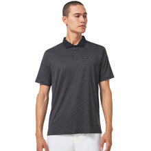 Load image into Gallery viewer, Oakley Divisional Stripe Mens Polo - Blackout 02e/XXL
 - 1