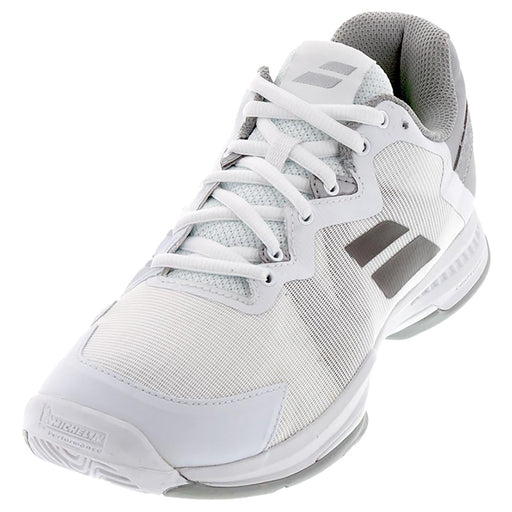 Babolat SFX3 All Court Womens Tennis Shoes - WHT/SILVER 1019/11.0